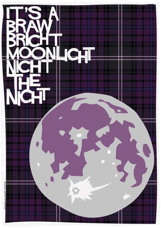 Scottish Typography Wall Art for a Landing: A Braw Bricht Welcome